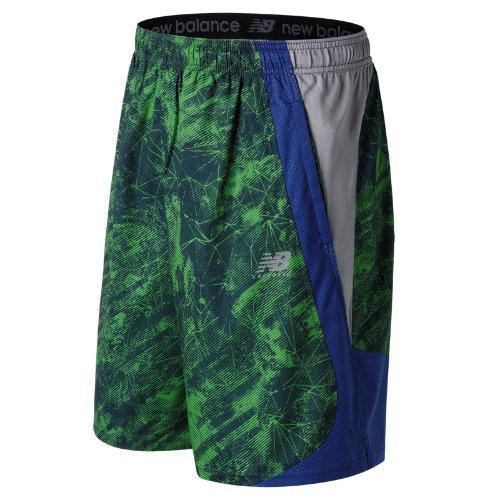 New Balance 806 Men's Lax Freeze Printed Short - Green/blue (tmms806at)