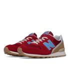 New Balance 696 Lakeview Women's Running Classics Shoes - Red/light Blue/tan (wl696hf)