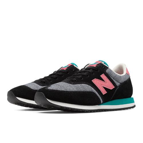 New Balance 620 Lakeview Women's Shoes - Black, Pink, Teal (cw620ina)