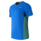 New Balance 53061 Men's Accelerate Short Sleeve - Blue/green/black (mt53061elb)