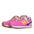 New Balance 574 Weekend Expedition Women's 574 Shoes - Magenta, Viper Yellow, Marine Blue (wl574exb)