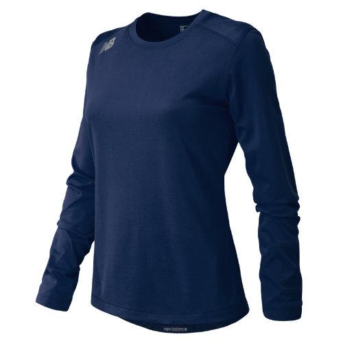 New Balance 501 Women's Nb Ls Tech Tee - Navy (tmwt501tnv)
