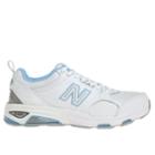 New Balance 857 Women's Everyday Trainers Shoes - White/blue (wx857wb)