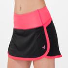 New Balance 4118 Women's Pink Ribbon Impact Skirt - Black, Watermelon (rwrk4118bwm)