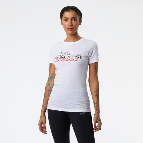 New Balance Women's Tcs Nyc Marathon Training Graphic Short Sleeve
