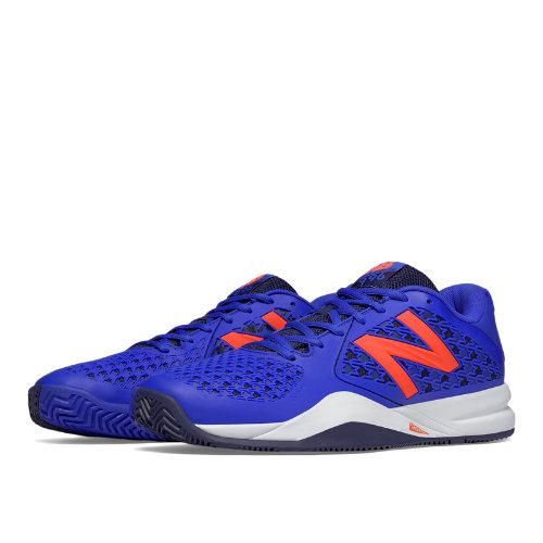 New Balance 996v2 Men's Tennis Shoes - Blue/orange (mc996bo2)