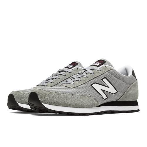New Balance 501 Ballistic Men's Running Classics Shoes - Grey, Black, White (ml501moz)