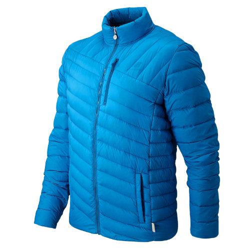 New Balance 53608 Men's Ultra Light Down Jacket - Bolt (amj53608btl)