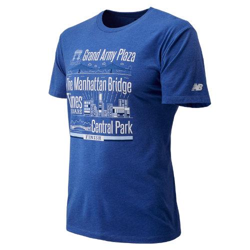 New Balance 81606 Men's Nyc Half Landmarks Finisher Short Sleeve - (mt81606c)