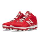 New Balance Mid-cut 2000v2 Tpu Molded Cleat Men's Mid-cut Cleats Shoes - Red (m2000ar2)