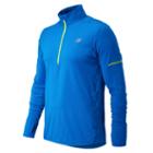 New Balance 71233 Men's Impact Half Zip - Blue (mt71233elb)