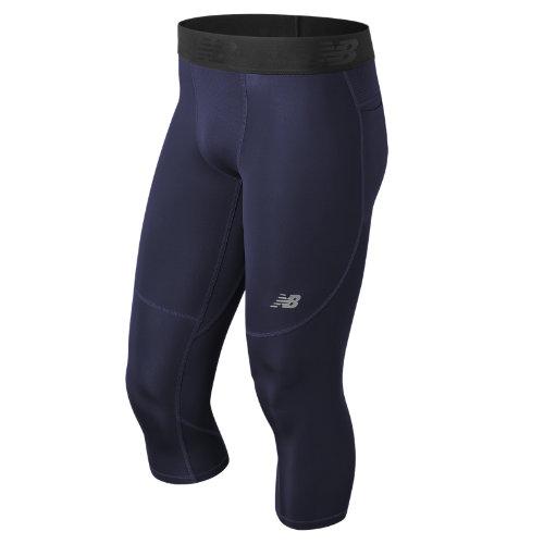 New Balance 73029 Men's Challenge 3 Qtr Tight - Navy (mp73029pgm)