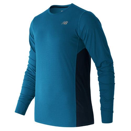 New Balance 53060 Men's Accelerate Long Sleeve - Blue/navy (mt53060bda)