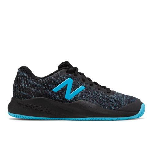 New Balance 996v3 Women's Tennis Shoes - Black/blue (wch996x3)