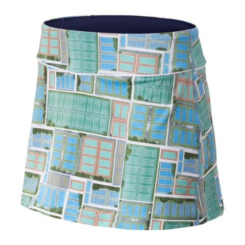 New Balance 93448 Women's Printed Rally Court Skort - (wk93448)