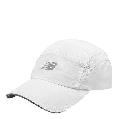 New Balance Men's & Women's 5 Panel Performance Hat - White (lah91003wt)