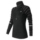 New Balance 63206 Women's Performance Merino Half Zip - Black/grey (wt63206bk)