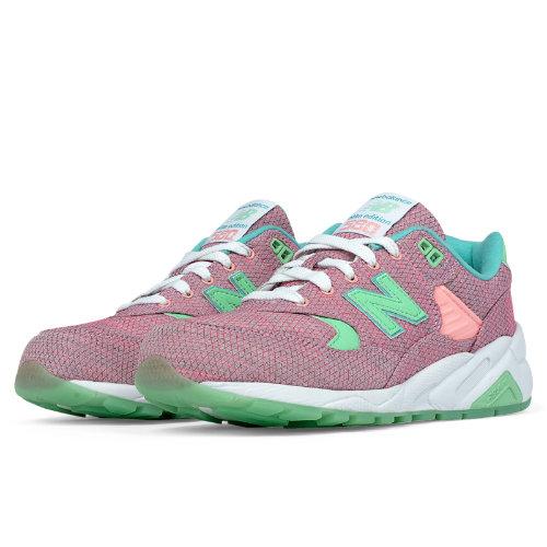 New Balance 580 Sorbet Women's Running Classics Shoes - Pink, Mint, Turquoise (wrt580sa)
