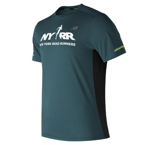 New Balance 63223 Men's Run For Life Nb Ice Ss Tee - Green (mt63223vscr)