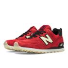 New Balance Connoisseur Authors 574 Men's Made In Usa Shoes - Red, Black (us574sl)