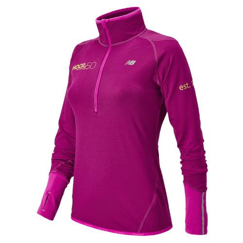 New Balance 41717 Women's Hocr Nb Heat Half Zip - Mulberry, Poisonberry (wt41717pmub)