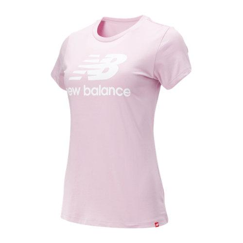 New Balance 91546 Women's Essentials Stacked Logo Tee - Purple (wt91546oxp)