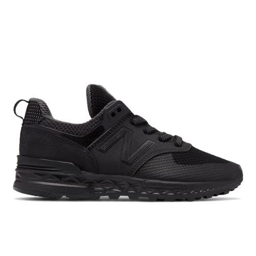New Balance 574 Sport Kids' Pre-school Lifestyle Shoes - Black (kfa574fp)