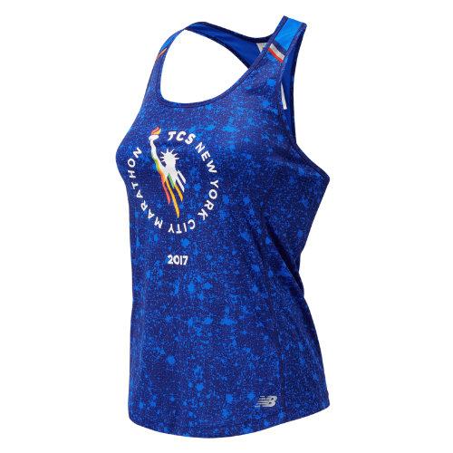 New Balance 71223 Women's Nyc Marathon Nb Ice Printed Tank - (wt71223v-ne)