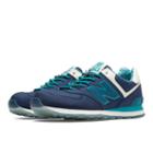 New Balance 574 Luau Men's 574 Shoes - Navy, Blue Atoll, White (ml574ilb)
