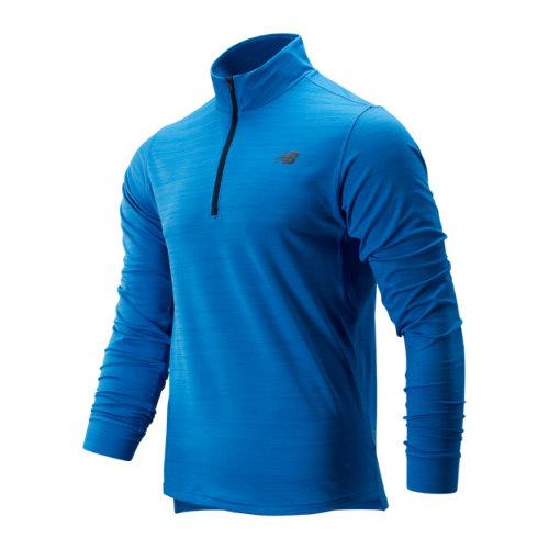 New Balance 91121 Men's Anticipate 2.0 Quarter Zip - Blue (mt91121lbr)