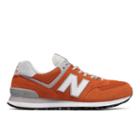 New Balance 574 Classic Men's 574 Shoes - Orange/white (ml574vib)
