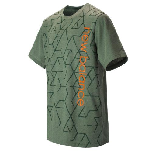 New Balance 15234 Kids' Short Sleeve Graphic Tee - Green (bt15234vc)