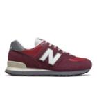 New Balance 574 Men's 574 Shoes - Red/grey (ml574erl)
