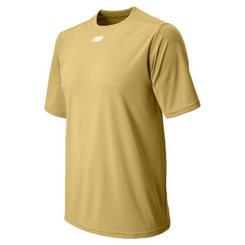 New Balance 9321 Men's Short Sleeve Baseball Power Top - Team Vegas Gold (tmt9321tvg)