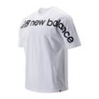 New Balance 93514 Men's Sport Style Optiks Oversized Tee - White (mt93514wt)