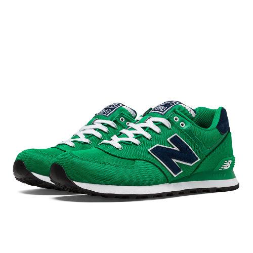 New Balance 574 Pique Polo Pack Men's 574 Shoes - Green, Navy (ml574pog)