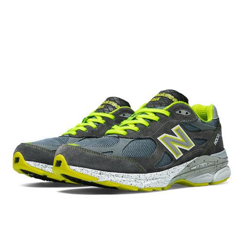 New Balance Hocr 990v3 Men's Stability And Motion Control Shoes - Lead, Hi-lite (m990hoc3)