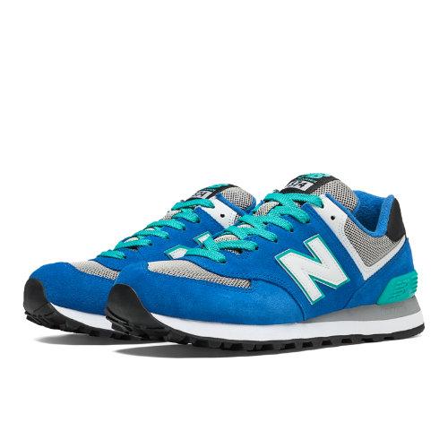 574 New Balance Women's 574 Shoes - Blue, Turquoise (wl574sgb)