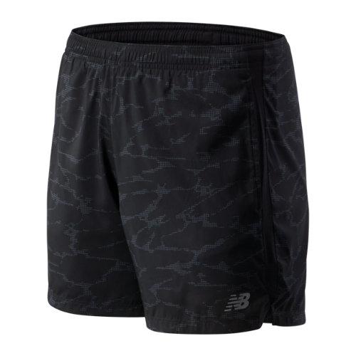 New Balance 93188 Men's Printed Accelerate 5 In Short - (ms93188)