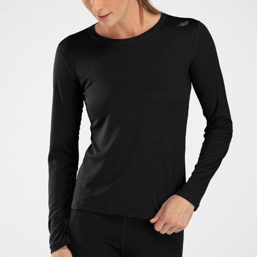 New Balance 3132 Women's Go 2 Long Sleeve - Black (wrt3132bk)