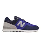 New Balance 574 Men's 574 Shoes - Blue/off White (ml574jhs)