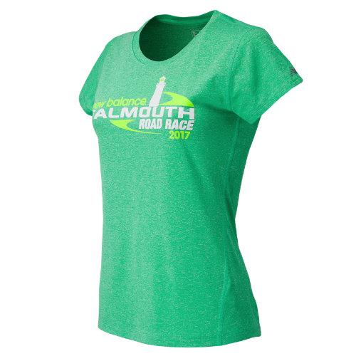 New Balance 53164 Women's Falmouth Tee - Green (wt53164pdjh)
