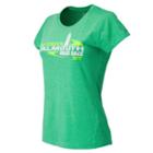 New Balance 53164 Women's Falmouth Tee - Green (wt53164pdjh)