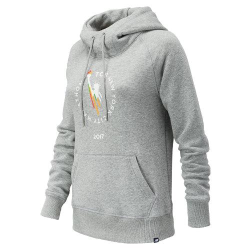 New Balance 73526 Women's Nyc Marathon Essentials Pullover Hoodie - Grey (wt73526vag)