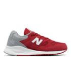 New Balance 530 Suede Men's Running Classics Shoes - Red/grey (m530spc)
