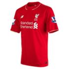 New Balance 54215 Men's Lfc Mens Sturridge Home Epl Patch Ss Jersey - High Risk Red (wstm54215y)