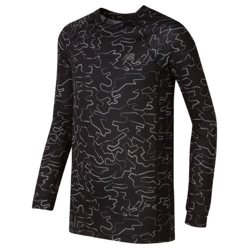 New Balance 17348 Kids' Printed Long Sleeve Performance Top - (bt17348)