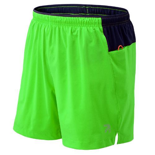 New Balance 73257 Men's J.crew 5 Inch Impact Hybrid Short - Green (jms73257vdc)