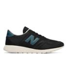New Balance 420 Re-engineered Suede Men's Sport Style Sneakers Shoes - Black/blue (mrl420bb)