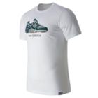 New Balance 63555 Men's Trip 9s Tee - White (mt63555wt)